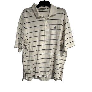Polo Ralph Lauren Golf Mens Shirt Striped White Black Size XL